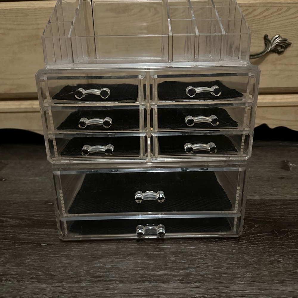 Clear Acrylic Makeup Organizer